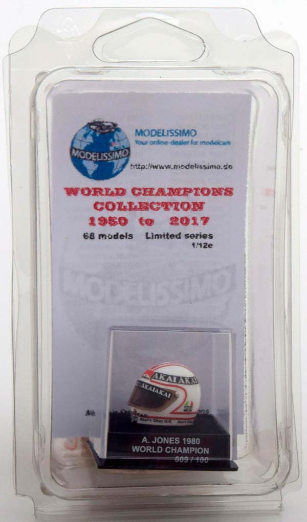 ШЛЕМ WILLIAMS WORLD CHAMPION 1980 JONES WORLD CHAMPIONS COLLECTION, LIMITED 100 PCS. / ВИЛЬЯМС ЧЕМПИОН МИРА ДЖОНЕС ЧАМПИОНС КОЛЛЕКТИОН ЛИМИТИРОВАННАЯ СЕРИЯ 100 ШТ — фото 5