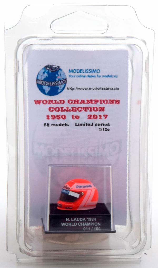 ШЛЕМ MCLAREN WORLD CHAMPION 1984 LAUDA WORLD CHAMPIONS COLLECTION, LIMITED 100 PCS. / МАКЛАРЕН ЧЕМПИОН МИРА ЛАУДА ЧАМПИОНС КОЛЛЕКТИОН ЛИМИТИРОВАННАЯ СЕРИЯ 100 ШТ — фото 5