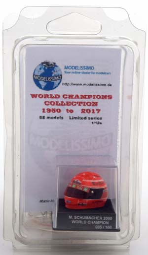 МОДЕЛЬ ШЛЕМА FERRARI HELM WORLD CHAMPION 2000 — фото 5