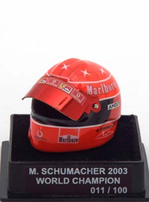 МОДЕЛЬ ШЛЕМА FERRARI HELM WORLD CHAMPION 2003 — фото 4