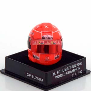 МОДЕЛЬ ШЛЕМА FERRARI HELM WORLD CHAMPION 2003 — фото 1
