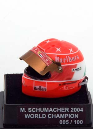 МОДЕЛЬ ШЛЕМА FERRARI WORLD CHAMPION 2004 — фото 4