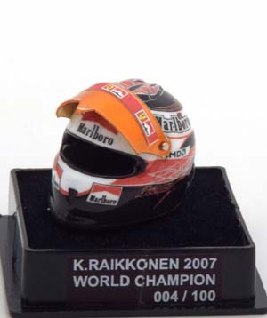 МОДЕЛЬ ШЛЕМА FERRARI HELM WORLD CHAMPION 2007 — фото 4