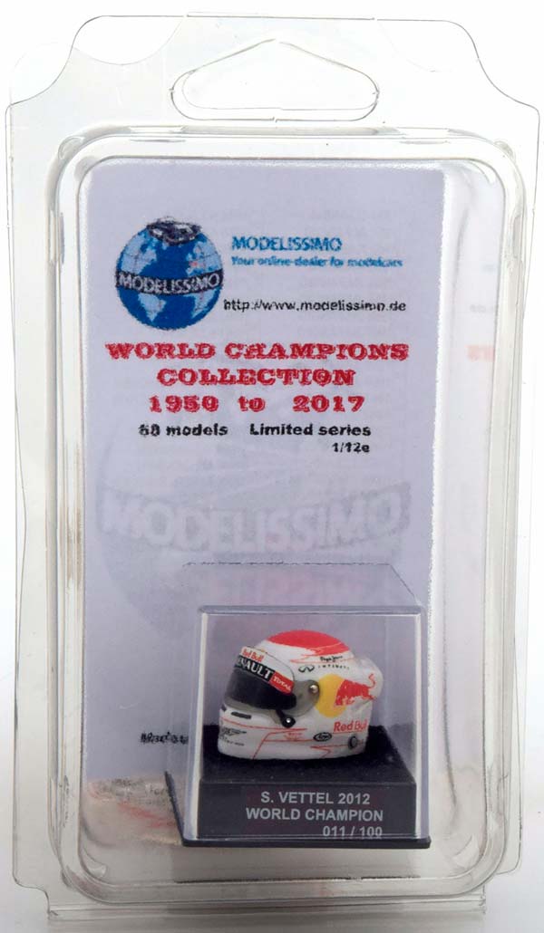 ШЛЕМ RED BULL WORLD CHAMPION 2012 VETTEL WORLD CHAMPIONS COLLECTION, LIMITED 100 PCS. / РЕД БУЛЛ ЧЕМПИОН МИРА ВЕТТЕЛ ЧАМПИОНС КОЛЛЕКТИОН ЛИМИТИРОВАННАЯ СЕРИЯ 100 ШТ — фото 5