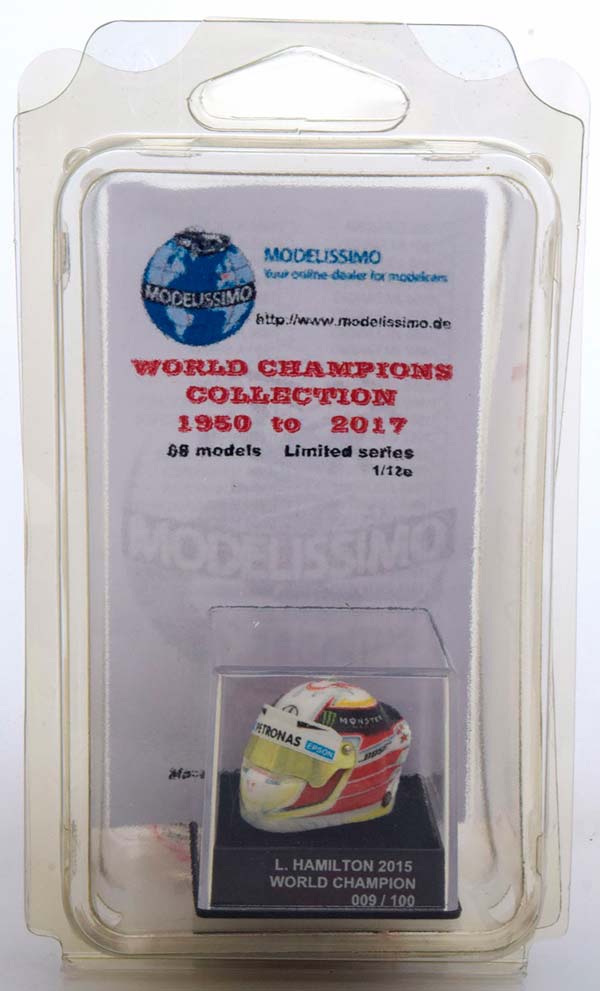 ШЛЕМ HAMILTON MERCEDES WORLD CHAMPION 2015 WORLD CHAMPIONS COLLECTION, LIMITED 100 PCS / ЛЬЮИС ХЭМИЛТОН МЕРСЕДЕС ЧЕМПИОН МИРА ЧАМПИОНС КОЛЛЕКТИОН ЛИМИТИРОВАННАЯ СЕРИЯ 100 ШТ — фото 5