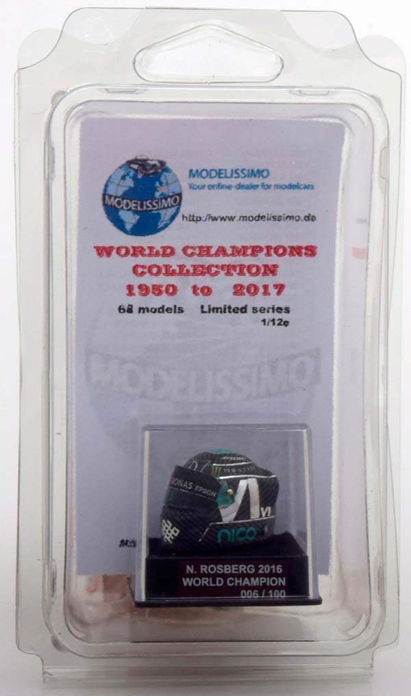 ШЛЕМ MERCEDES WORLD CHAMPION 2016 ROSBERG WORLD CHAMPIONS COLLECTION, LIMITED 100 PCS. / МЕРСЕДЕС ЧЕМПИОН МИРА РОСБЕРГ ЧАМПИОНС КОЛЛЕКТИОН ЛИМИТИРОВАННАЯ СЕРИЯ 100 ШТ — фото 5