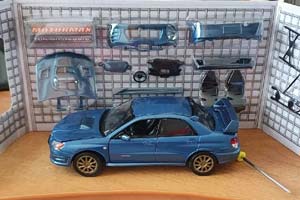 SUBARU IMPREZA WRX STI "TUNING GARAGE" 2008 BLUE METALLIC / СУБАРУ ИМПРЕЗА НАБОР ТЮНИНГА СИНИЙ — фото 7