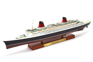 SHIP FRENCH OCEAN LINER SS FRANCE 1960 (MODEL 27 CM) | ФРАНЦУЗСКИЙ ОКЕАНСКИЙ ЛАЙНЕР SS 