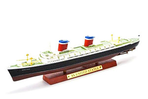 SHIP AMERICAN TRANSATLANTIC LINER SS UNITED STATES 1951 (MODEL 27 CM) | АМЕРИКАНСКИЙ ТРАНСАТЛАНТИЧЕСКИЙ ЛАЙНЕР SS 