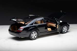 MERCEDES W221 S-CLASS 2005 BLACK / МЕРСЕДЕС С-КЛАСС ЧЕРНЫЙ — фото 4