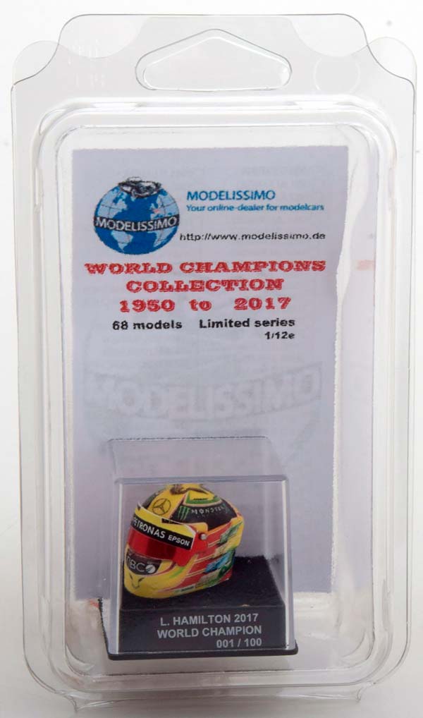 ШЛЕМ HAMILTON MERCEDES WORLD CHAMPION 2017 WORLD CHAMPIONS COLLECTION, LIMITED 100 PCS / ЛЬЮИС ХЭМИЛТОН МЕРСЕДЕС ЧЕМПИОН МИРА ЧАМПИОНС КОЛЛЕКТИОН ЛИМИТИРОВАННАЯ СЕРИЯ 100 ШТ — фото 5