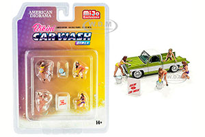 FIGURINE BIKINI CAR WASH GIRLS (ДЛИНА МОДЕЛИ 6-10 СМ)