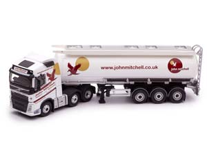 VOLVO FH4 СЕДЕЛЬНЫЙ ТЯГАЧ С ПОЛУПРИЦЕПОМ ЦИСТЕРНОЙ JOHN MITCHELL 2013 БЕЛЫЙ