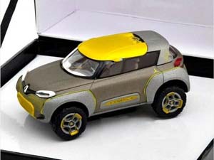 RENAULT KWID CONCEPT CAR 2014, DARK YELLOW / YELLOW