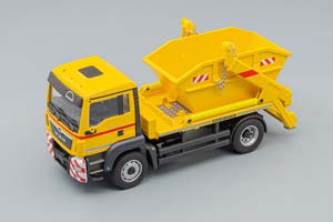 MAN TGS M 2ACHS EURO 6 MIT MEILLER ABZETZKIPPER, YELLOW