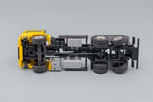 MAN TGS M EURO 6 MEILLER 3-ACHS ABROLLKIPPER, YELLOW / BLUE — фото 8
