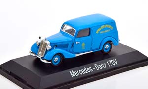 MERCEDES-BENZ 170V KASTEN SPIELZEUG-MUSEUM NUERNBERG, LIGHT BLUE