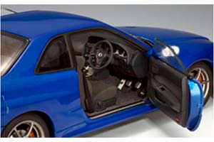 NISSAN SKYLINE GT R (R34) V SPEC II MODEL NUMBER BLUE — фото 4