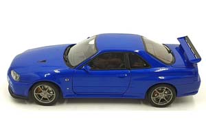 NISSAN SKYLINE GT R (R34) V SPEC II MODEL NUMBER BLUE — фото 6