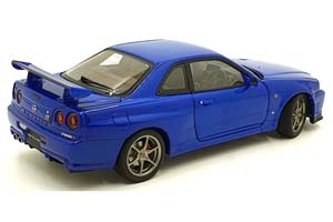 NISSAN SKYLINE GT R (R34) V SPEC II MODEL NUMBER BLUE — фото 2