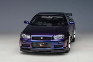 NISSAN SKYLINE GT-R (R34) V-SPEC II 2002 W/BBS LM WHEELS ФИОЛЕТОВЫЙ — фото 19