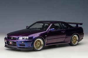NISSAN SKYLINE GT-R (R34) V-SPEC II 2002 W/BBS LM WHEELS ФИОЛЕТОВЫЙ — фото 22