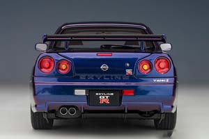 NISSAN SKYLINE GT-R (R34) V-SPEC II 2002 W/BBS LM WHEELS ФИОЛЕТОВЫЙ — фото 7