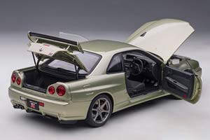 NISSAN SKYLINE GT-R R34 V-SPEC II “NUR” MILLENNIUM JADE — фото 3