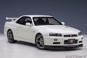 NISSAN SKYLINE GT-R R34 V-SPEC II 2001 WHITE METALLIC — фото 12