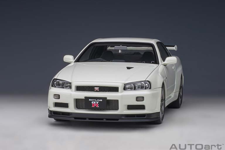 NISSAN SKYLINE GT-R R34 V-SPEC II 2001 WHITE METALLIC — фото 14