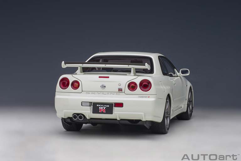 NISSAN SKYLINE GT-R R34 V-SPEC II 2001 WHITE METALLIC — фото 15