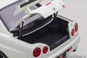 NISSAN SKYLINE GT-R R34 V-SPEC II 2001 WHITE METALLIC — фото 7