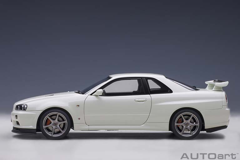 NISSAN SKYLINE GT-R R34 V-SPEC II 2001 WHITE METALLIC — фото 8
