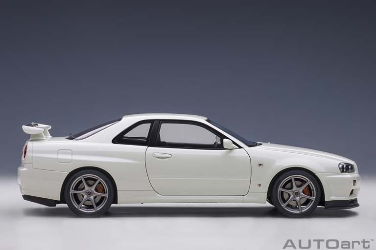 NISSAN SKYLINE GT-R R34 V-SPEC II 2001 WHITE METALLIC — фото 9