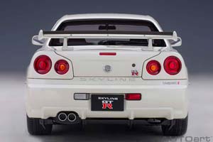 NISSAN SKYLINE GT-R R34 V-SPEC II 2001 WHITE METALLIC — фото 11