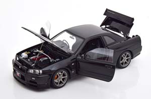 NISSAN SKYLINE GT-R R34 V-SPEC 2 2001 BLACK — фото 3