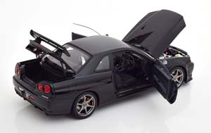 NISSAN SKYLINE GT-R R34 V-SPEC 2 2001 BLACK — фото 4