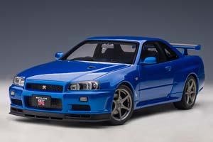 NISSAN SKYLINE GT-R (R34) V-SPEC II 2001 BLUE METALLIC / NISSAN SKYLINE GT-R (R34) V-SPEC II 2001 СИНИЙ МЕТАЛЛИК — фото 12