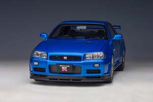 NISSAN SKYLINE GT-R (R34) V-SPEC II 2001 BLUE METALLIC / NISSAN SKYLINE GT-R (R34) V-SPEC II 2001 СИНИЙ МЕТАЛЛИК — фото 14