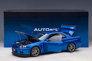 NISSAN SKYLINE GT-R (R34) V-SPEC II 2001 BLUE METALLIC / NISSAN SKYLINE GT-R (R34) V-SPEC II 2001 СИНИЙ МЕТАЛЛИК — фото 18