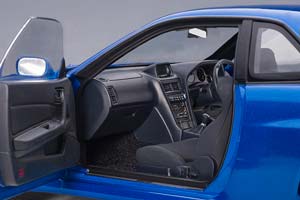 NISSAN SKYLINE GT-R (R34) V-SPEC II 2001 BLUE METALLIC / NISSAN SKYLINE GT-R (R34) V-SPEC II 2001 СИНИЙ МЕТАЛЛИК — фото 4