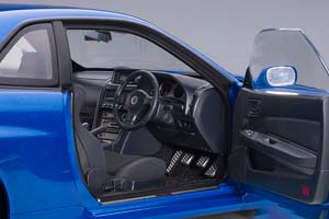 NISSAN SKYLINE GT-R (R34) V-SPEC II 2001 BLUE METALLIC / NISSAN SKYLINE GT-R (R34) V-SPEC II 2001 СИНИЙ МЕТАЛЛИК — фото 5