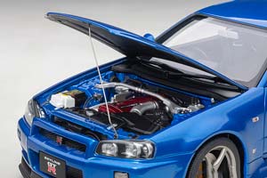 NISSAN SKYLINE GT-R (R34) V-SPEC II 2001 BLUE METALLIC / NISSAN SKYLINE GT-R (R34) V-SPEC II 2001 СИНИЙ МЕТАЛЛИК — фото 6