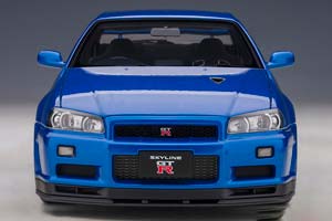 NISSAN SKYLINE GT-R (R34) V-SPEC II 2001 BLUE METALLIC / NISSAN SKYLINE GT-R (R34) V-SPEC II 2001 СИНИЙ МЕТАЛЛИК — фото 10