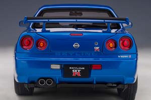 NISSAN SKYLINE GT-R (R34) V-SPEC II 2001 BLUE METALLIC / NISSAN SKYLINE GT-R (R34) V-SPEC II 2001 СИНИЙ МЕТАЛЛИК — фото 11