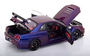 NISSAN NISMO SKYLINE GT-R R34 Z-TUNE PURPLE- METALLIC — фото 4