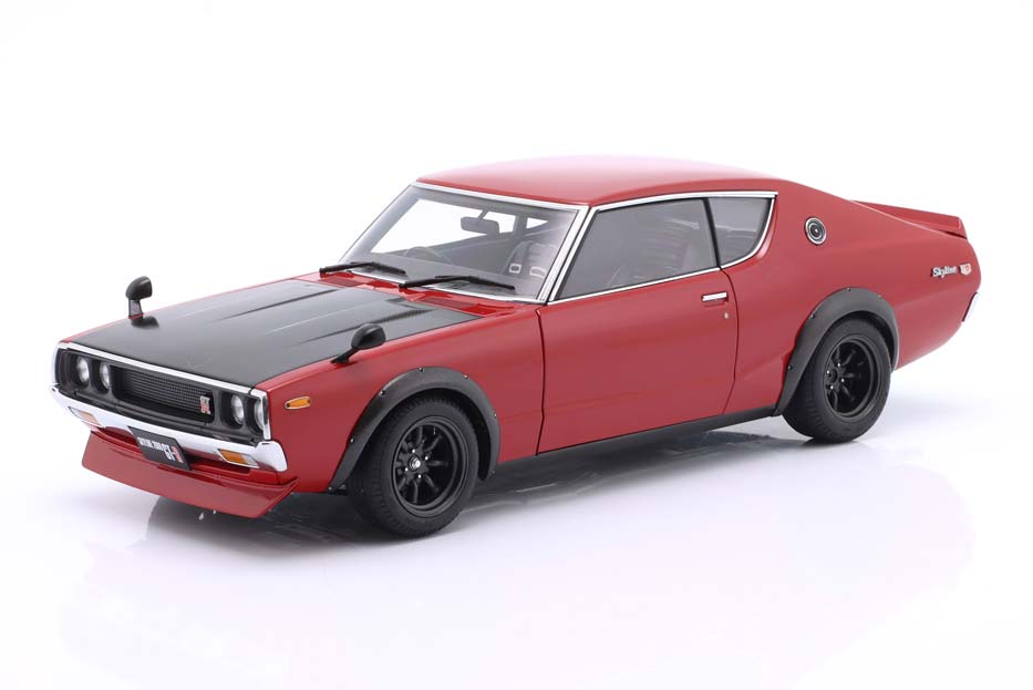 NISSAN SKYLINE 2000 GT-R (KPGC110) TUNED VERSION RED BLACK