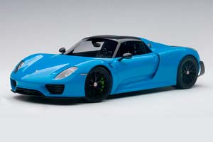 PORSCHE 918 SPYDER WEISSACH PACKAGE 2013 BLUE