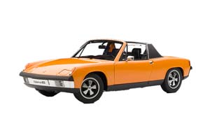 PORSCHE/VOLKSWAGEN 914/6 1969 / ПОРШЕ ОРАНЖЕВЫЙ