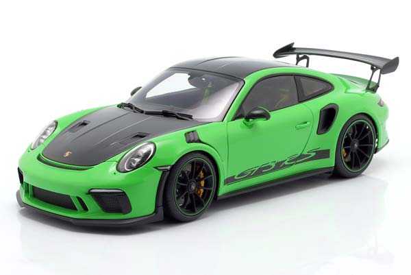 PORSCHE 911 (991.2) GT3 RS WEISSACH PACKAGE 2017 GREEN BLACK / ПОРШЕ 911 991 2 ГТ3 RS ПАКЕТ ВАЙСАХ ЗЕЛЕНЫЙ ЧЕРНЫЙ